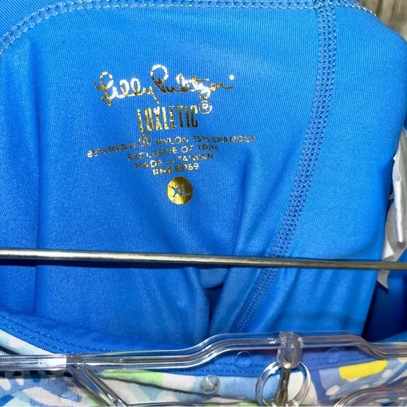 Lilly Pulitzer Luxletic Blue Floral Skort - Picture 5 of 5